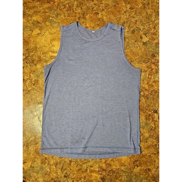Lululemon Metal Vent Tech Tank Men's size L? No Size Tag- Blue (L27) - Picture 1 of 6